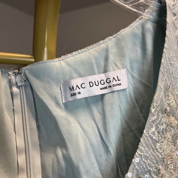 Mac Duggal 20312 Embroidered Sleeveless A Line Gown - Picture 12 of 14